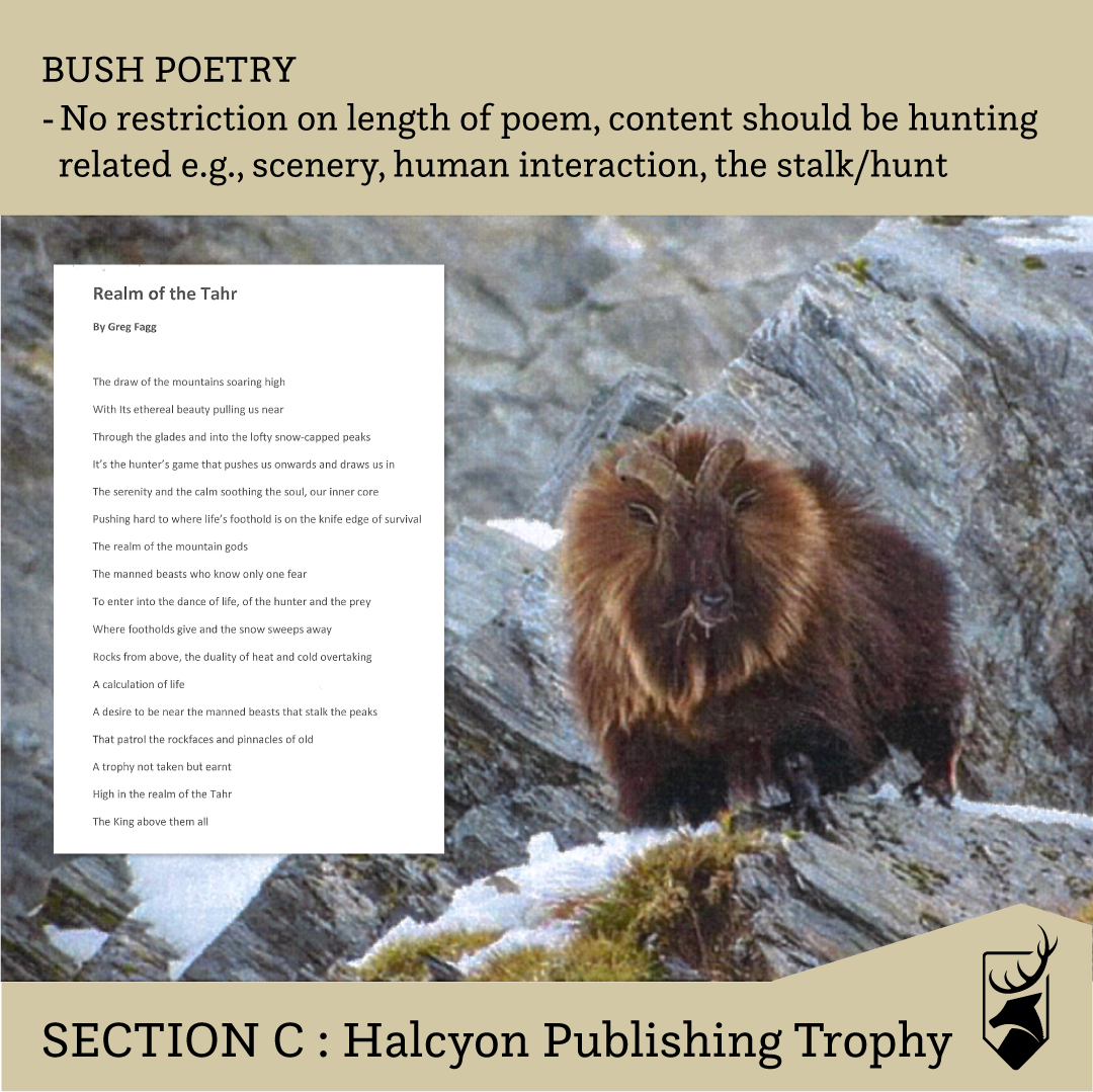 Halcyon Publishing Trophy - Poetry